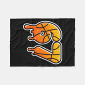 67 Basketball Halftone Meme Gen Alpha Slang Drip S Fleecedecke (Vorderseite (Horizontal))