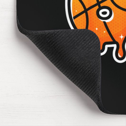 67 Basketball Halftone Meme Gen Alpha Slang Drip S Mousepad (Ecke)