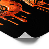 67 Basketball Ice Cream Drip Six Seven  Poster (Ecke)