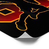 67 Basketball Meme Slam Dunk Sition Six Seven Numb Poster (Ecke)