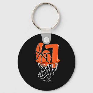 67 Basketball Sechs Sieben 6 7 Meme Lustig 67 Bask Schlüsselanhänger