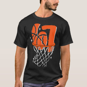 67 Basketball Sechs Sieben 6 7 Meme Lustig 67 Bask T-Shirt