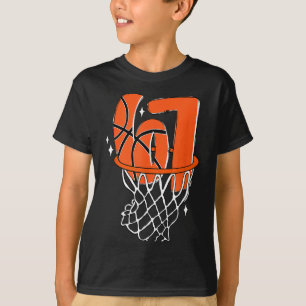 67 Basketball Sechs Sieben 6 7 Meme Lustig 67 Bask T-Shirt