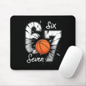 67 Basketball Six Seven 6 7 Meme 67  Mousepad (Mit Mouse)