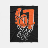 67 Basketball Six Seven 6 7 Meme Funny 67 Basketba Fleecedecke (Vorderseite)
