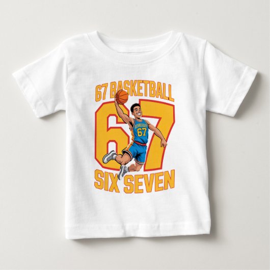 67 Basketball Six Seven Baby T-shirt (Vorderseite)