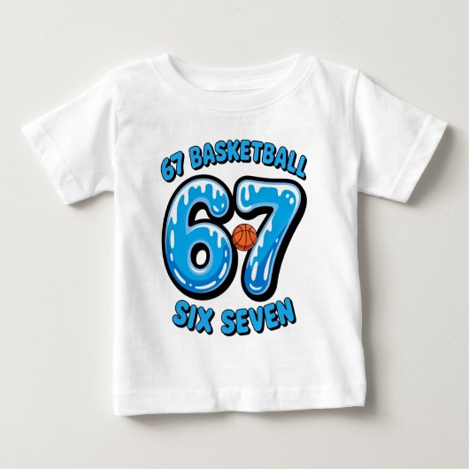 67 Basketball Six Seven Sports Meme Tee (Vorderseite)