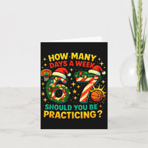 67 Basketball Weihnachten Lustiges Übung Meme Gesc Karte