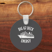 67 Big Six Seven Deck Energy Brain Rot Gen Alpha C Schlüsselanhänger (Vorderseite)