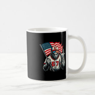 67 Bigfoot Meme Lustig Six Seven Gen Alpha Slang  Kaffeetasse