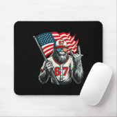 67 Bigfoot Meme Lustig Six Seven Gen Alpha Slang Mousepad (Mit Mouse)