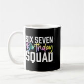 67 Birthday Squad Funny Six Seven Meme Kids Birthd Kaffeetasse (Links)