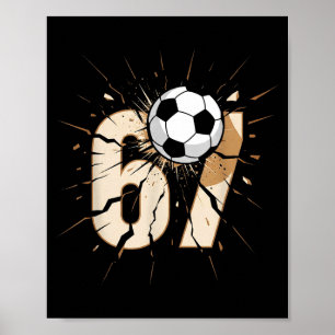 67 Brainrot Jugendfußball-Drip - Lustige Kinder 67 Poster