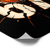 67 Brainrot Youth Basketball Drip - Funny Kids 67  Poster (Ecke)