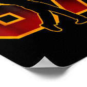 67 Brainrot Youth Golf Drip - Funny Kids 67  Poster (Ecke)