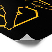 67 Brainrot Youth Ice Hockey Drip - Funny Kids 67 Poster (Ecke)