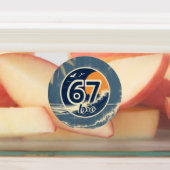 67 bro Surf-Aufkleber Etiketten (Befestigt)