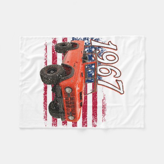 67 Bronco Suv Car Fleecedecke (Vorderseite (Horizontal))