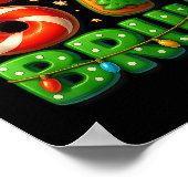 67 Bruh Christmas Candy Cane Gingerbread Design Xm Poster (Ecke)