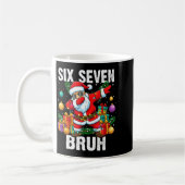 67 Bruh Christmas Cool Dabbing Santa Six Seven Mem Kaffeetasse (Links)