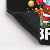 67 Bruh Christmas Cool Dabbing Santa Six Seven Mem Mousepad (Ecke)