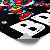 67 Bruh Christmas Six Seven Meme Dab Santa Poster (Ecke)