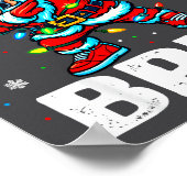 67 Bruh Christmas Six Seven Meme Dab Santa  Poster (Ecke)