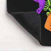 67 Bruh Halloween Dabbing Skeleton Meme 6 7 Number Mousepad (Ecke)