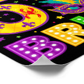 67 Bruh Mardi Gras Funny Carnival 67 Meme Gen Alph Poster (Ecke)