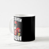 67 Bruh Meme Christmas Football Santa Six Seven Kaffeetasse (Vorderseite Links)