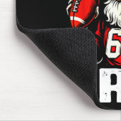 67 Bruh Meme Christmas Football Santa Six Seven  Mousepad (Ecke)
