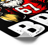 67 Bruh Meme Christmas Football Santa Six Seven  Poster (Ecke)