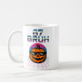 67 Bruh Meme Halloween Pumpkin 6 7 Brainrot Six Se Kaffeetasse (Links)