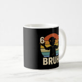 67 Bruh Retro Junge 6 7 Meme Kinder Kindergarten Kaffeetasse (VorderseiteRechts)