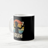 67 Bruh Retro Junge 6 7 Meme Kinder Kindergarten Kaffeetasse (Vorderseite Links)