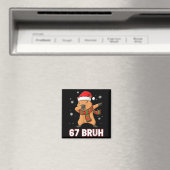 67 Bruh Six Seven Meme Capybara Christmas Kids Boy Magnet (In Situ (Geschirrspüler))