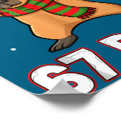 67 Bruh Six Seven Meme Capybara Christmas Kids Boy Poster (Ecke)