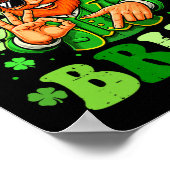 67 Bruh St Patricks Day Leprechaun Six Seven Meme  Poster (Ecke)