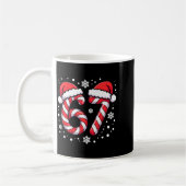 67 Candy Canes Santa Kaffeetasse (Links)