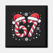 67 Candy Canes Santa Magnet (Vorne)