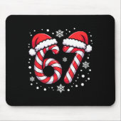 67 Candy Canes Santa Mousepad (Vorne)