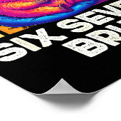 67 Capybara Funny Six Seven Bruh Capybara Video Ga Poster (Ecke)