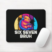 67 Capybara Lustig Six Seven Bruh Capybara Video G Mousepad (Mit Mouse)