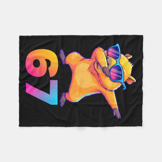 67 Capybara Six Seven Meme Animal Cool Capybara Da Fleecedecke (Vorderseite (Horizontal))