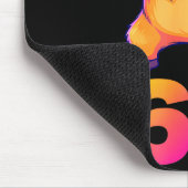67 Capybara Six Seven Meme Tier Coole Capybara Da Mousepad (Ecke)