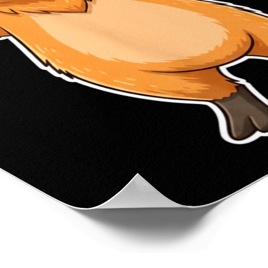 67 Capybara Sungles Gen Alpha Slang Lustig Six Sev Poster (Ecke)