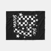 67 Checkered Six Seven Meme 6 7 Gen Alpha Teacher Fleecedecke (Vorderseite (Horizontal))