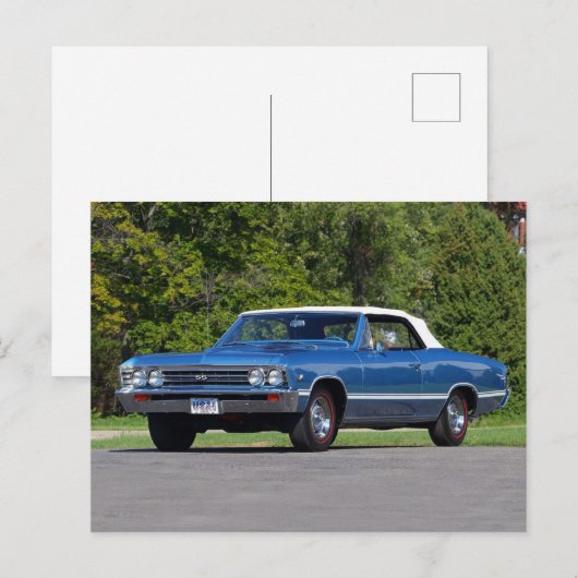 67' Chevelle SS Postkarte (Vorne/Hinten)