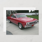 67' Chevelle SS Postkarte (Vorne/Hinten)
