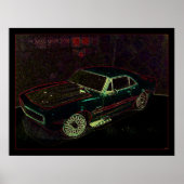 "67" Chevy Camaro Poster (Vorne)